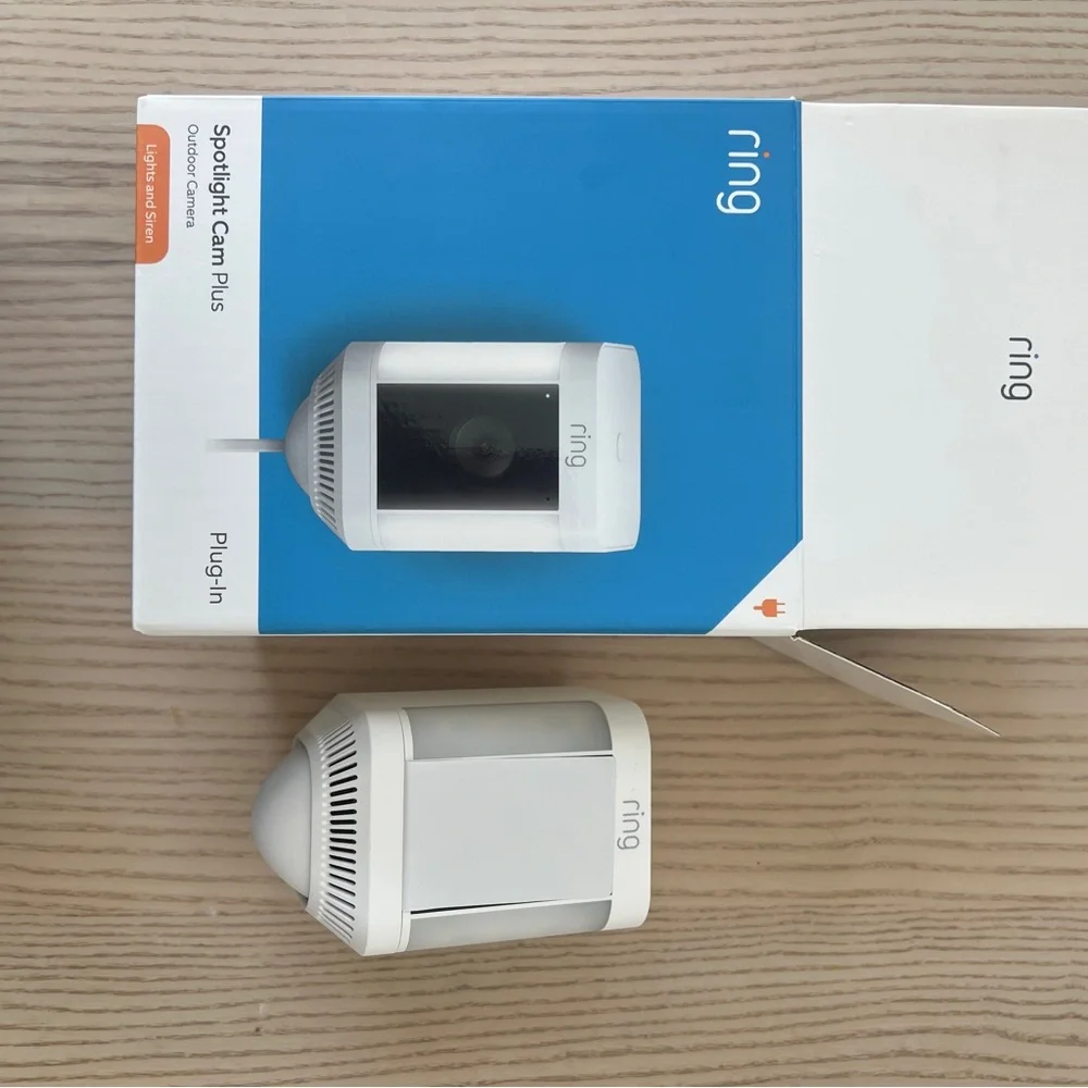 Ring Spotlight Cam Plus, Plug-In - Open Box, Unused